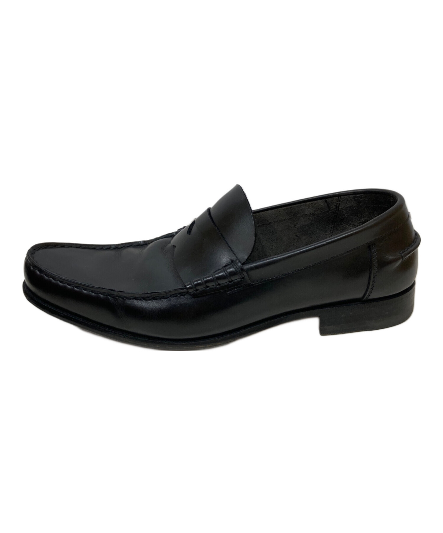 PRADA ブラック ドレスシューズ メンズ サイズ10 プラダ 中古・古着通販】PRADA (プラダ) ドレスシューズ ブラック サイズ:5