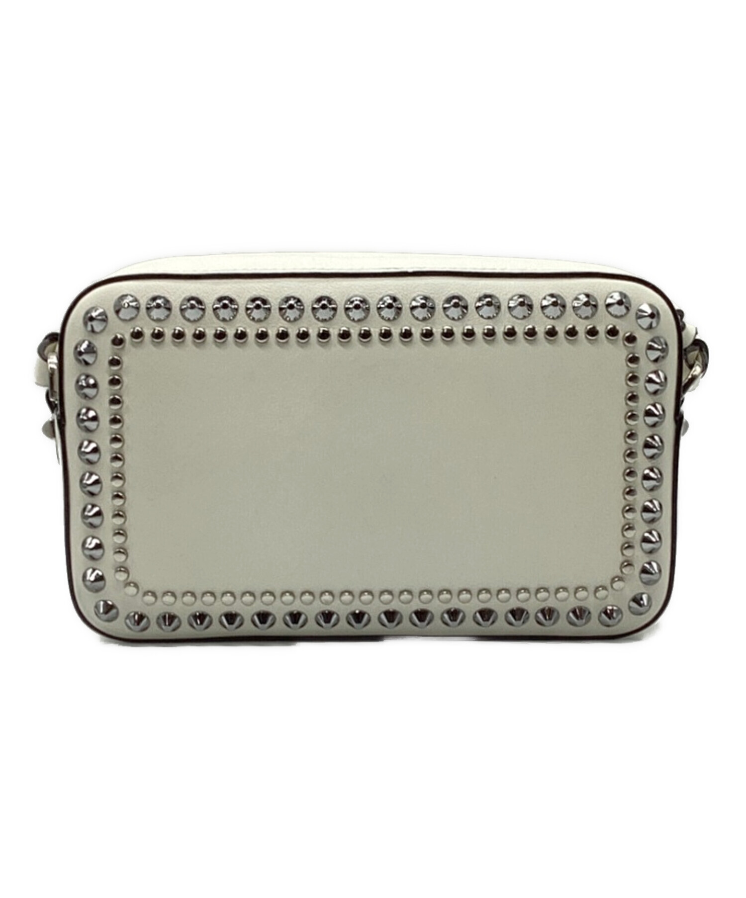 中古・古着通販】JIMMY CHOO (ジミーチュウ) スタッズショルダーバッグ 