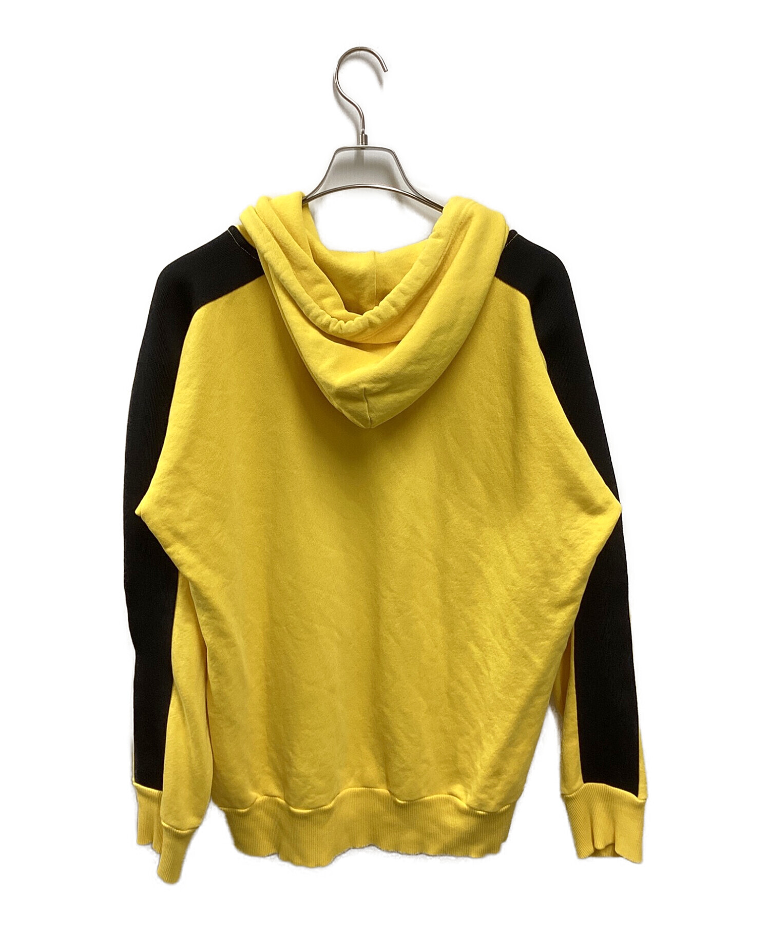 DIESEL パーカー　イエロー　ボロ加工　プルオーバー ディーゼル DIESEL プルオーバー スウェットパーカー メンズ オーバルD