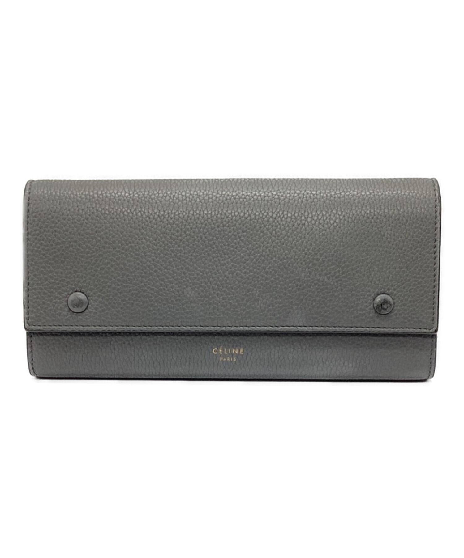CELINE グレー 財布 ラージ マルチファンクション セリーヌ 【公式通販】