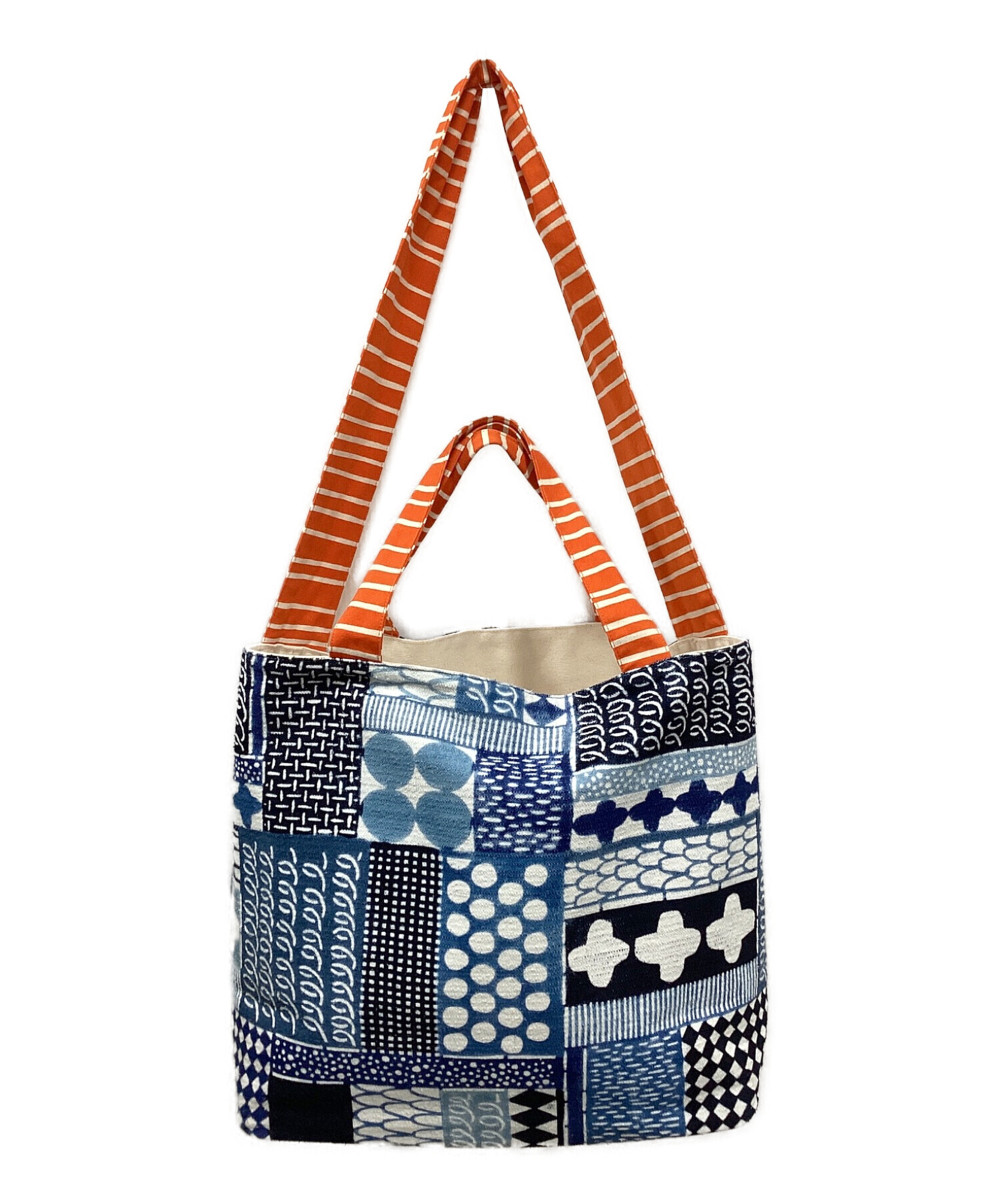 完成品【スマホショルダー】ミナペルホネン jungle relief ベージュ