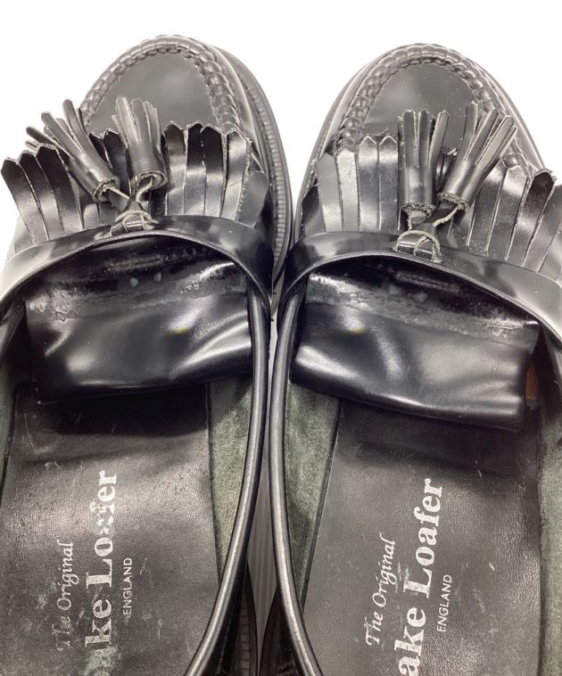 中古・古着通販】LOAKE (ローク) タッセルローファー ブラック サイズ