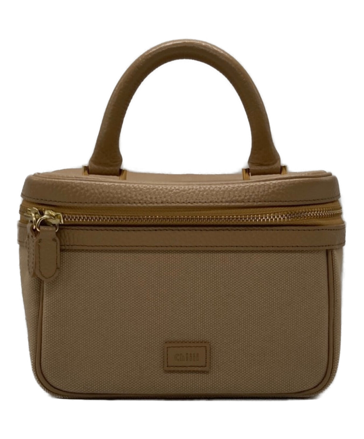 KuuCh!iii BAG chiiiibagチーバッグ　バニティキャメル チーバッグch!iii BAG キャンバスバニティバッグベージュ