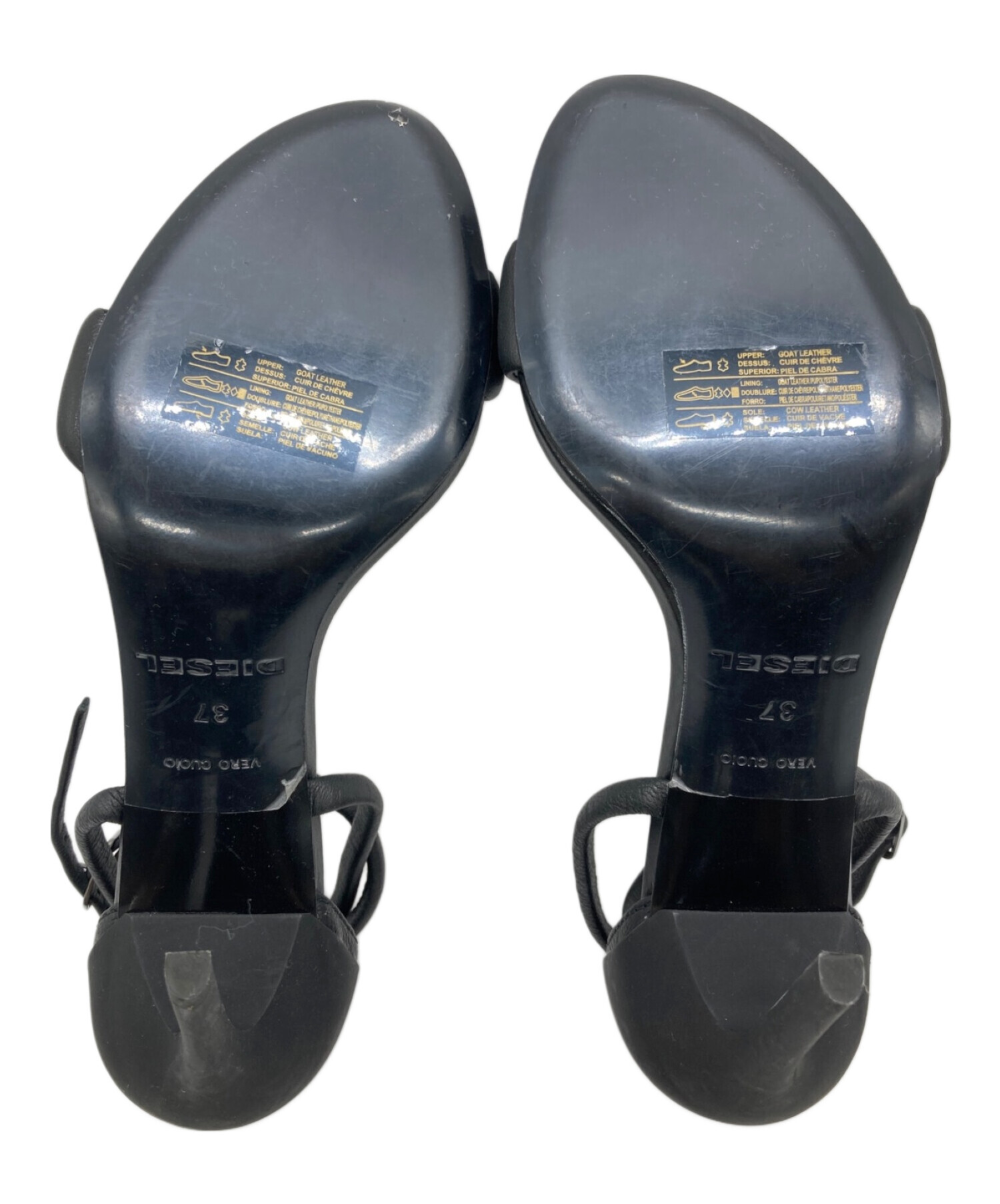 中古・古着通販】DIESEL (ディーゼル) ハイヒールパンプス ブラック 