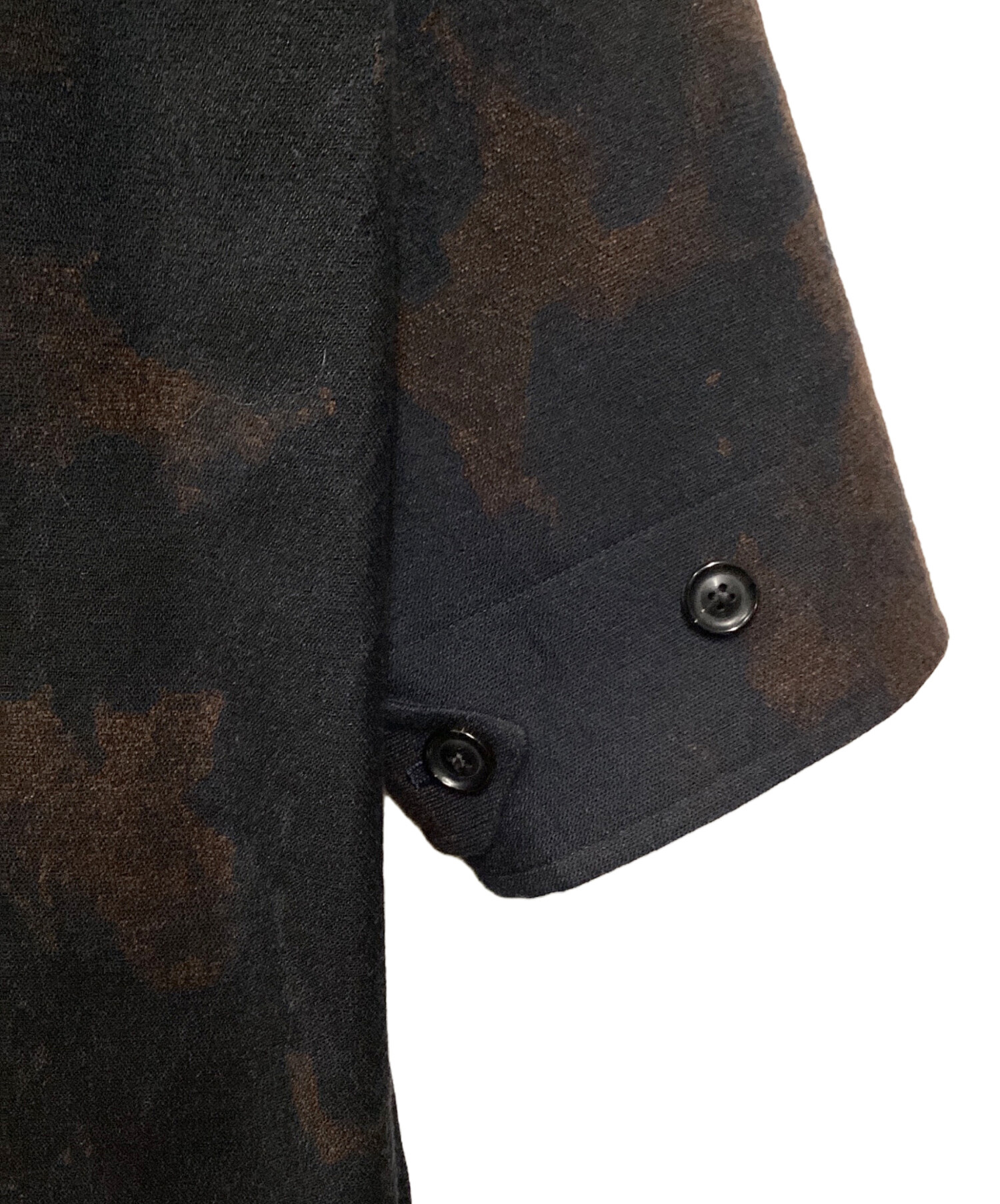 中古・古着通販】YOKE (ヨーク) JACQUARD BAL COLLAR COAT ネイビー