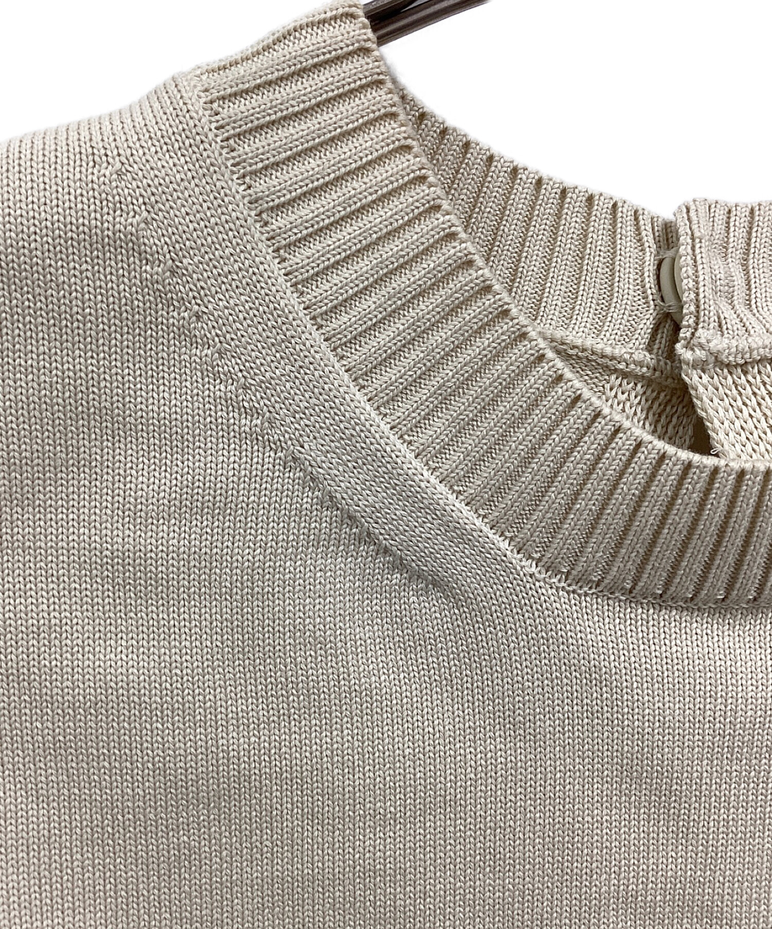 中古・古着通販】AURALEE (オーラリー) DRY COTTON KNIT VEST ベージュ