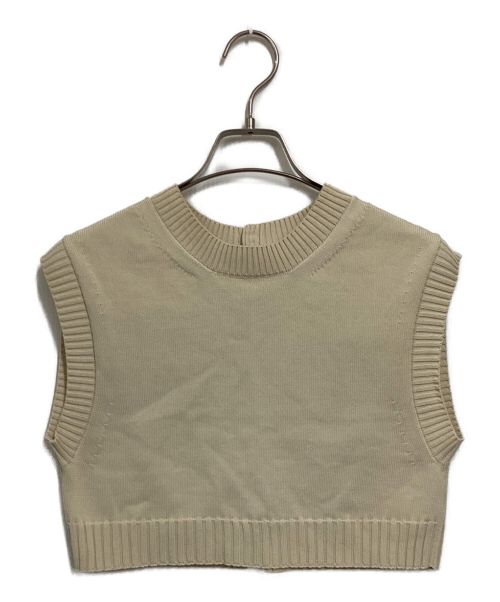 中古・古着通販】AURALEE (オーラリー) DRY COTTON KNIT VEST ベージュ