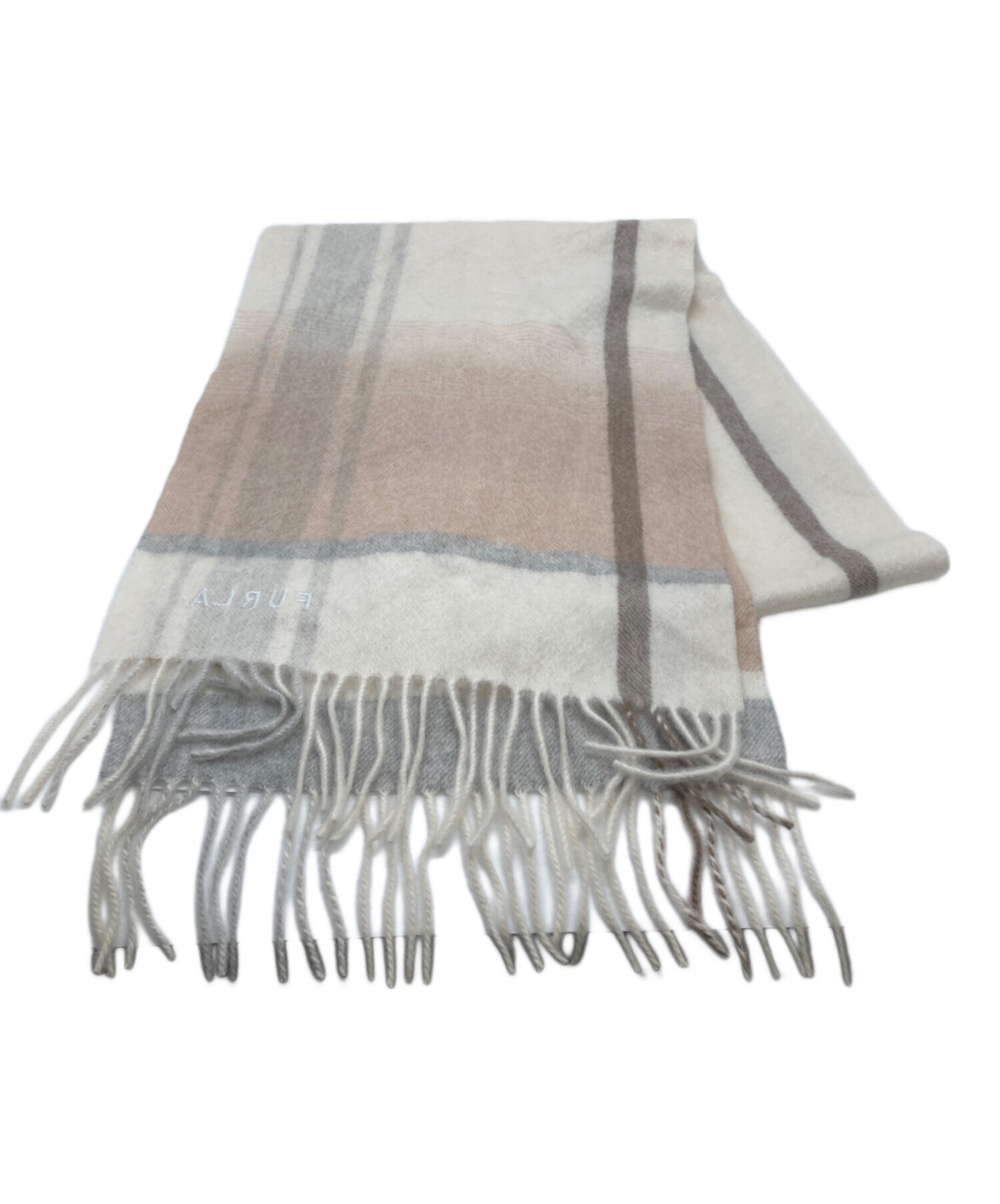 FURLA 未使用マフラー 中古・古着通販】FURLA (フルラ) カシミヤチェックマフラー