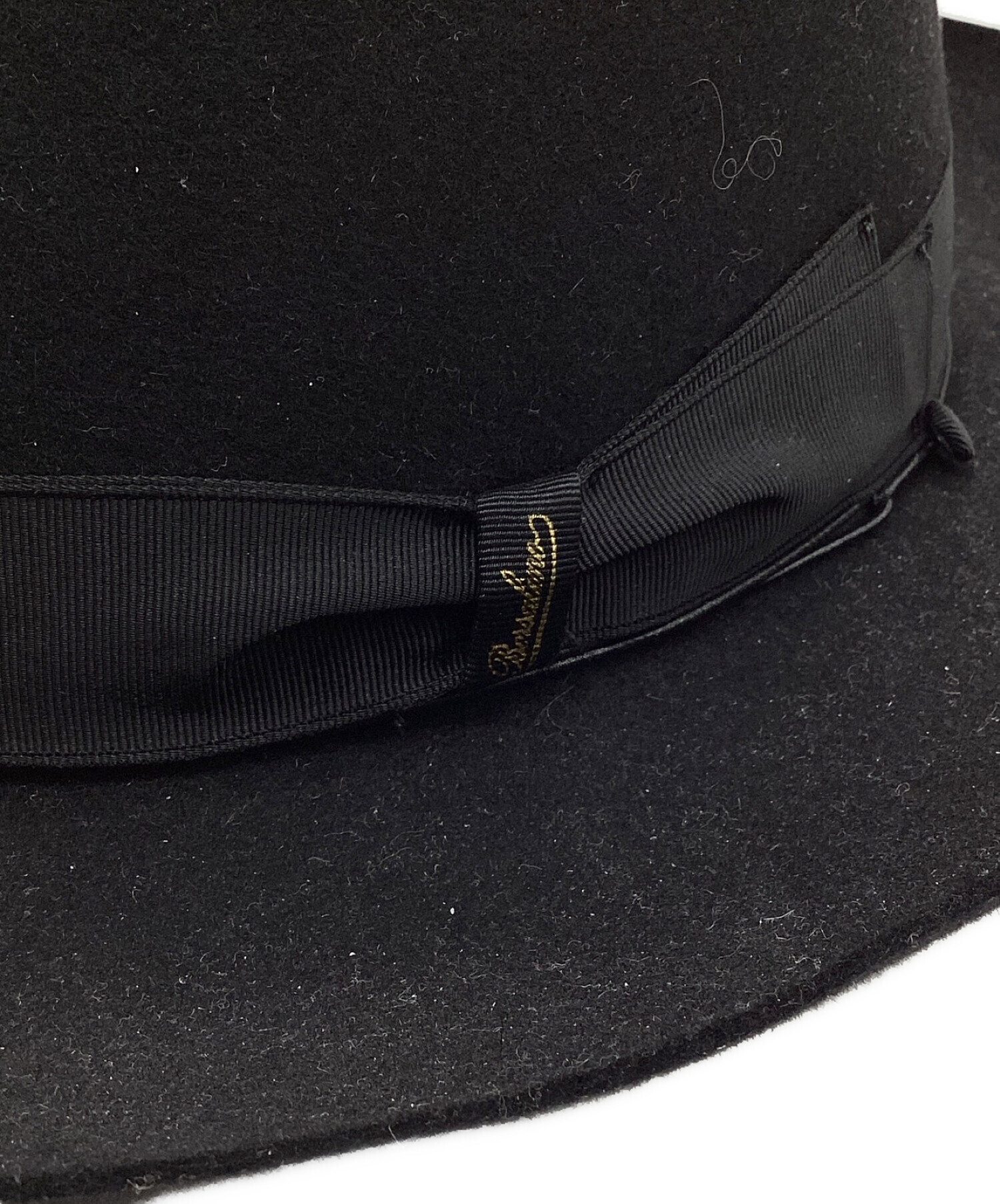 中古・古着通販】BORSALINO (ボルサリーノ) フェルトハット ブラック