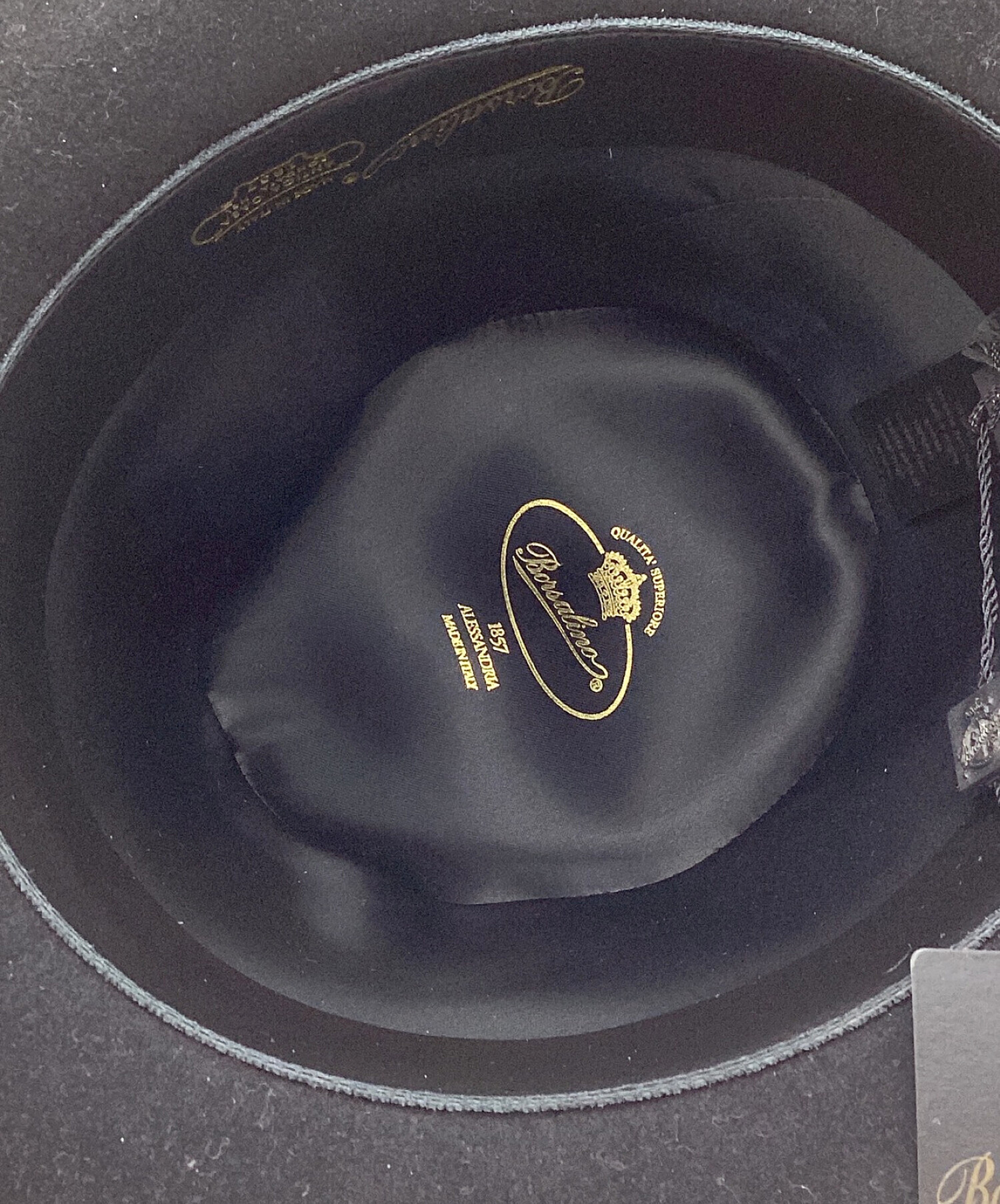 中古・古着通販】BORSALINO (ボルサリーノ) フェルトハット ブラック