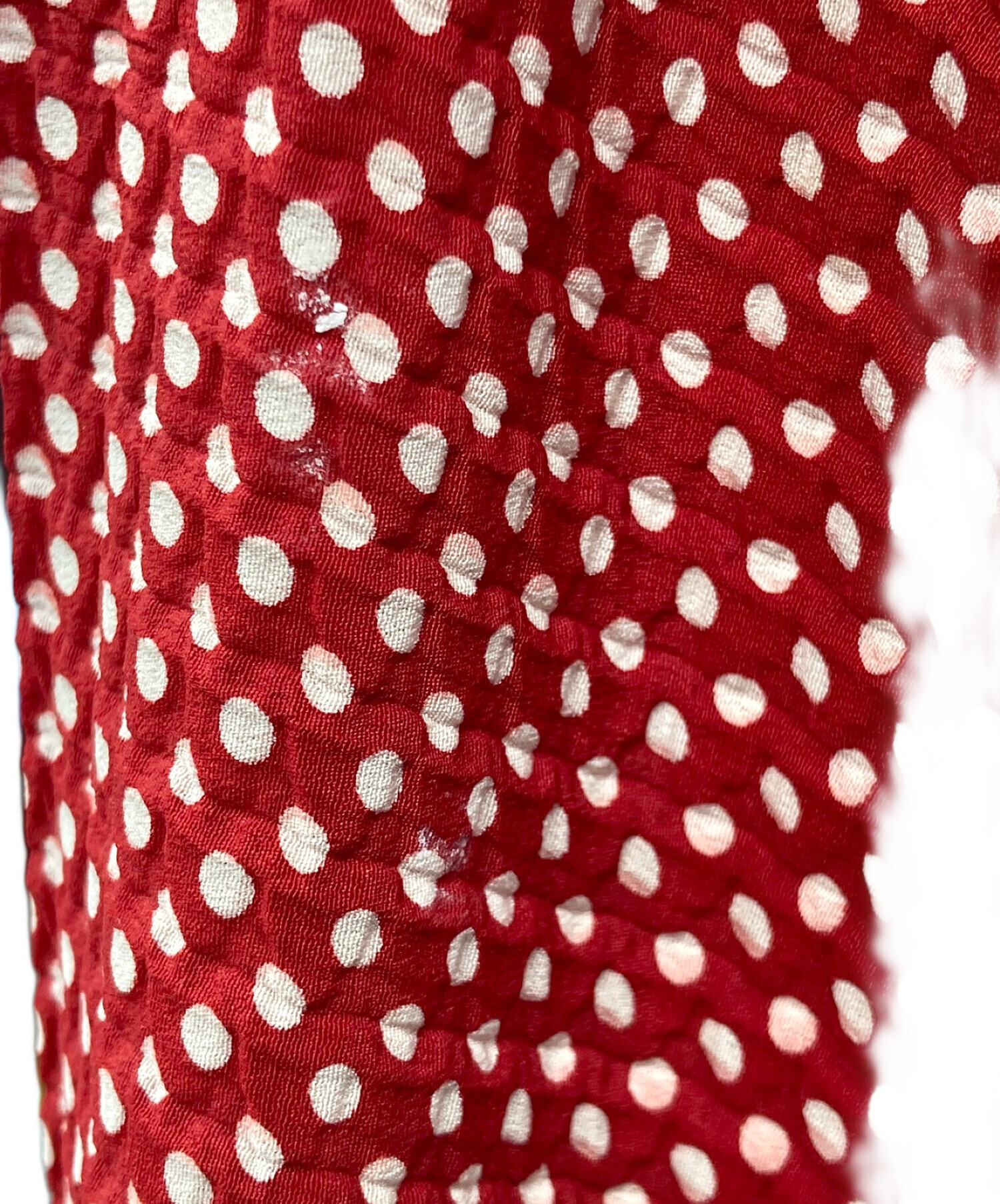 良品 ISSEY MIYAKE イッセイミヤケ ヴィンテージ ドット プリーツ ショートスリーブ カットソー IM61-FJ937 サイズM レッド レディース 古着 中古 USED 中古・古着通販】ISSEY MIYAKE (イッセイミヤケ) ドットプリーツ