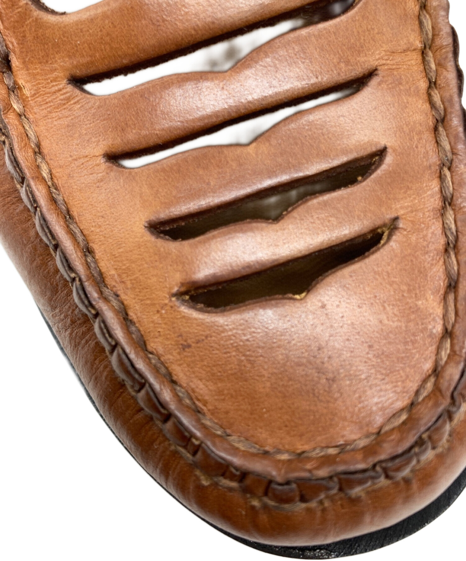 中古・古着通販】G.H.BASS (ジーエイチバス) Tストラップローファー