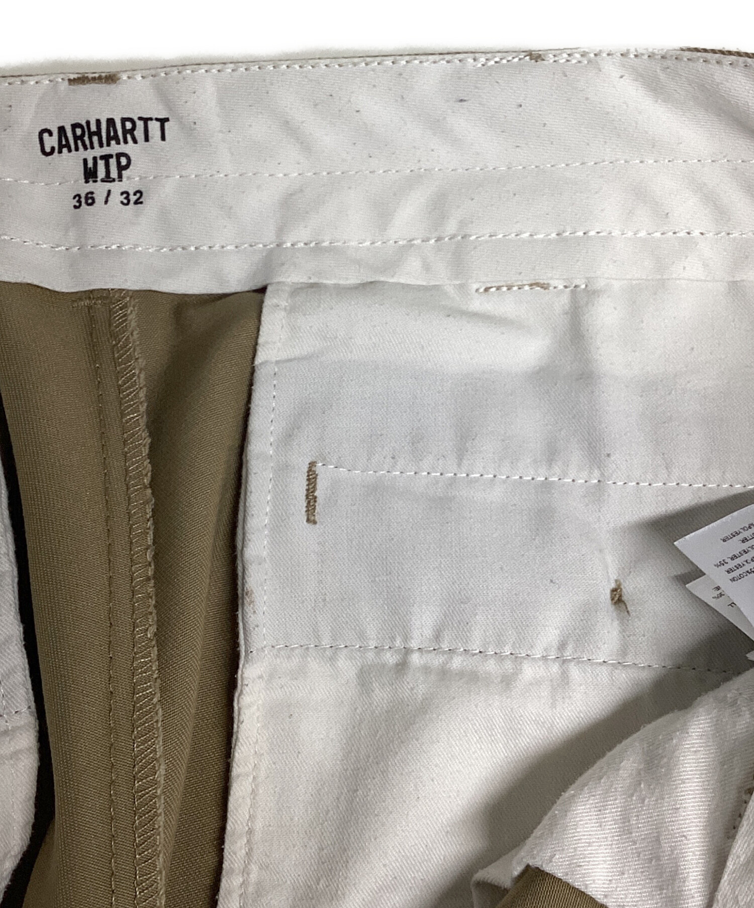 中古・古着通販】Carhartt WIP (カーハート) ワークパンツ ベージュ