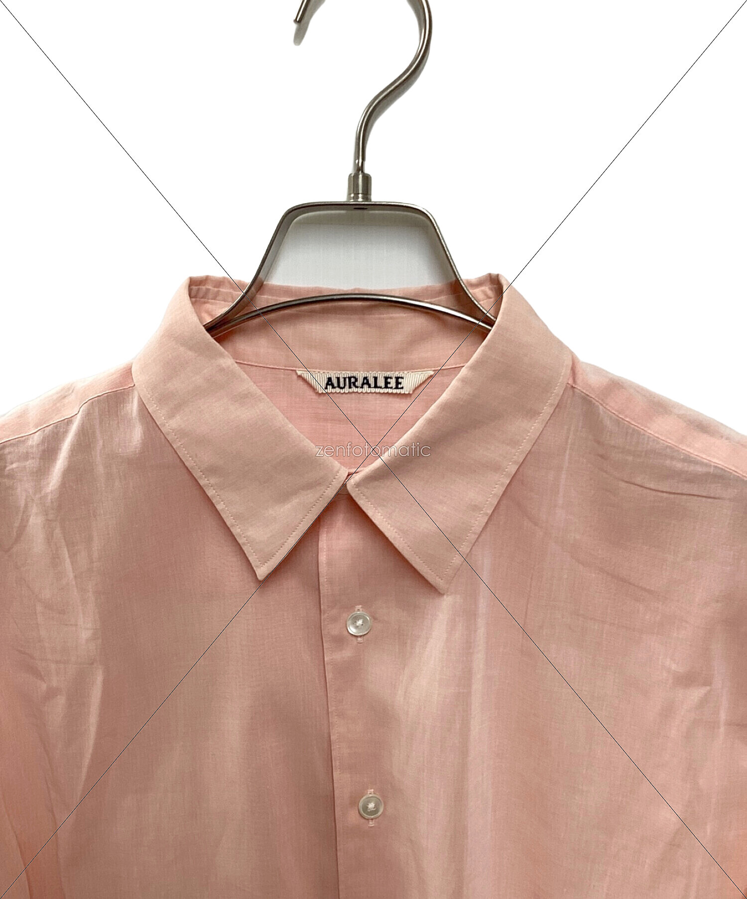 中古・古着通販】AURALEE (オーラリー) HARD TWIST FINX ORGANDY SHIRT