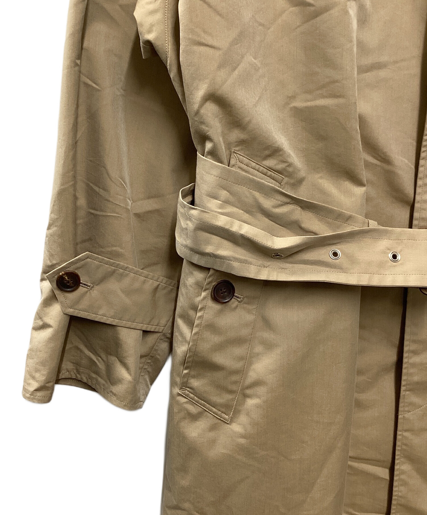 AURALEE FINX POLYESTER DOUBLE CLOTH SOUTIEN COLLAR COAT AURALEE 