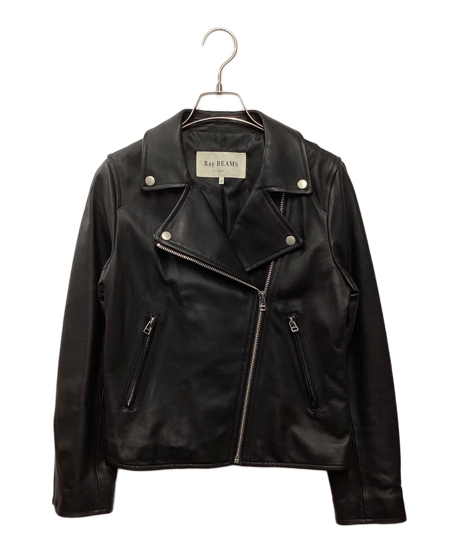 Ray BEAMS ライダースジャケット/ブラック 【公式通販】
