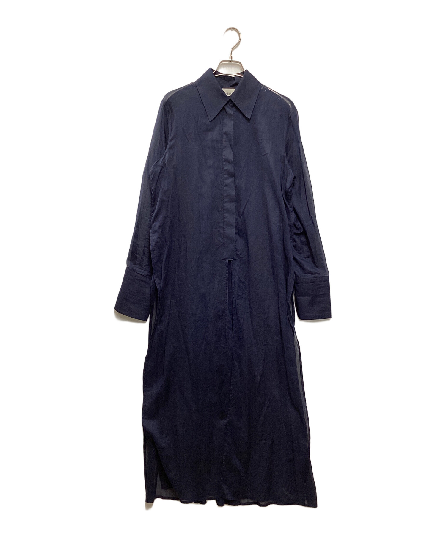 中古・古着通販】MEIMEIJ (メイメイジェイ) シアーロングシャツ