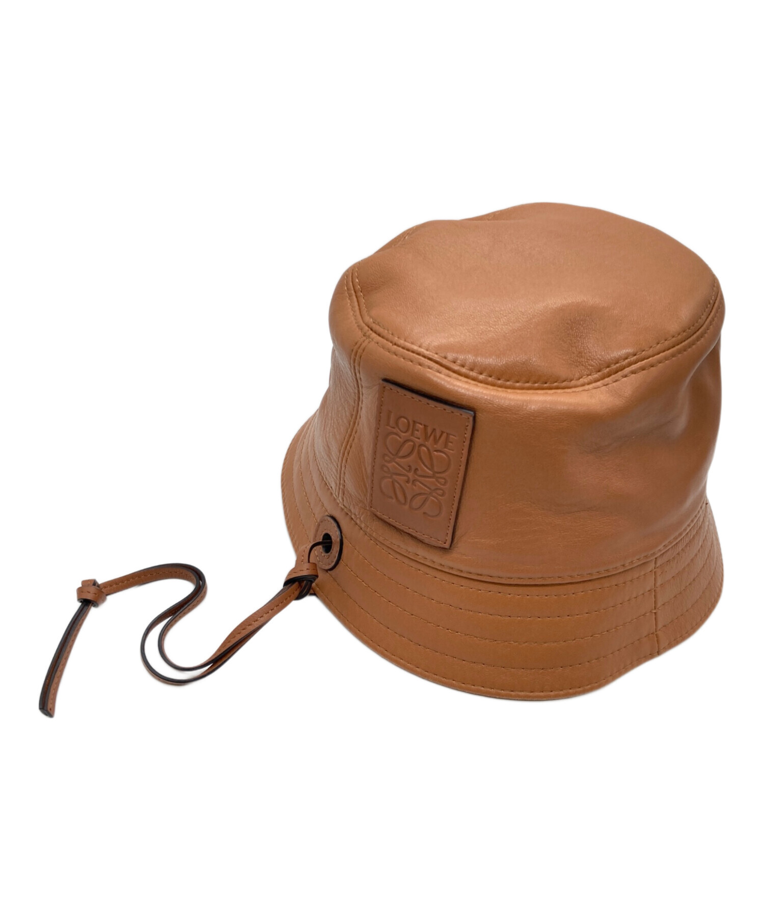 LOEWE ロエベ レザーバケットハット LOEWE ロエベ バケットハット