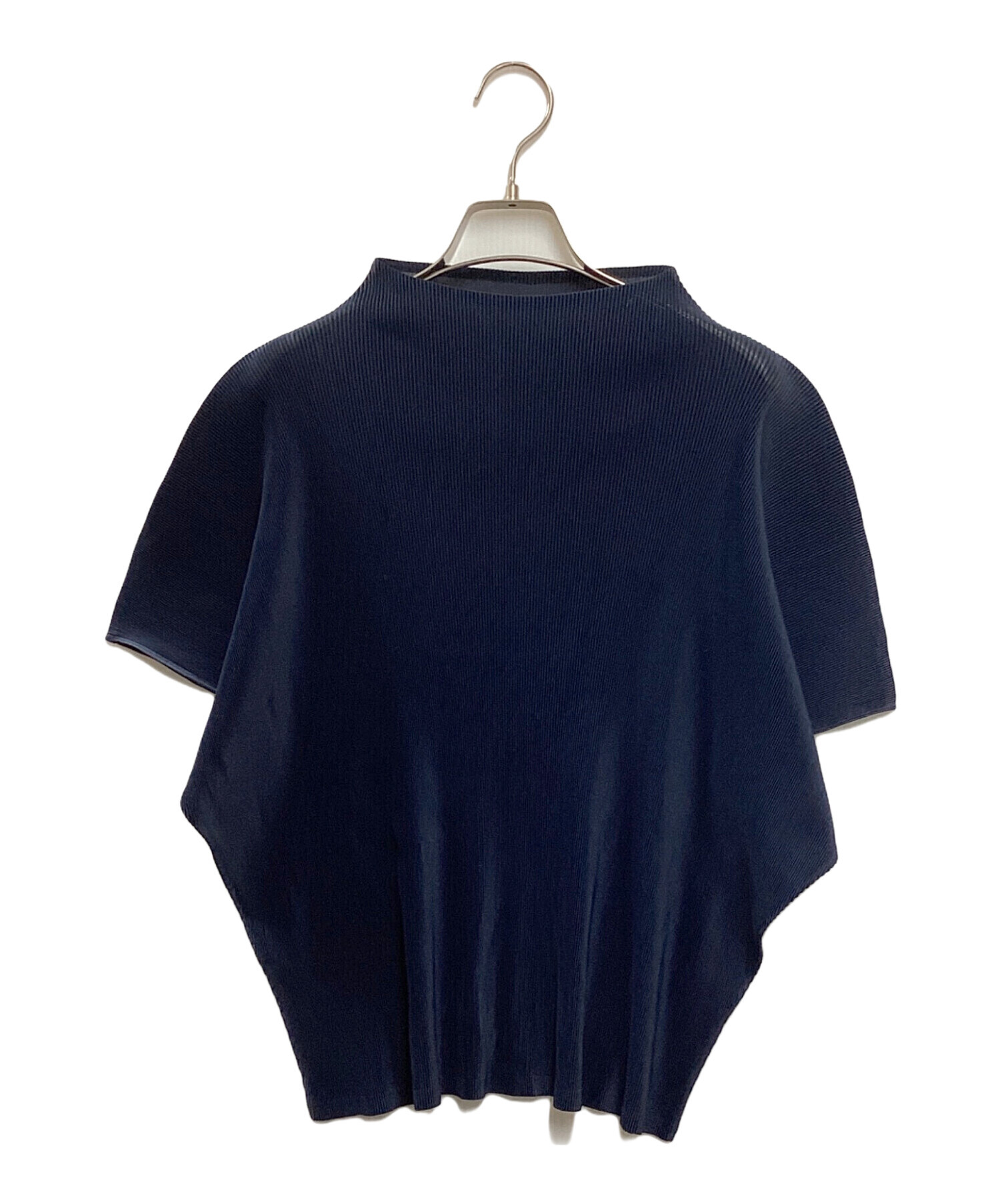 極美品✨PLEATS PLEASE プリーツ　ネイビー　ノースリーブ　スリット 中古・古着通販】PLEATS PLEASE (プリーツプリーズ) ノースリーブ