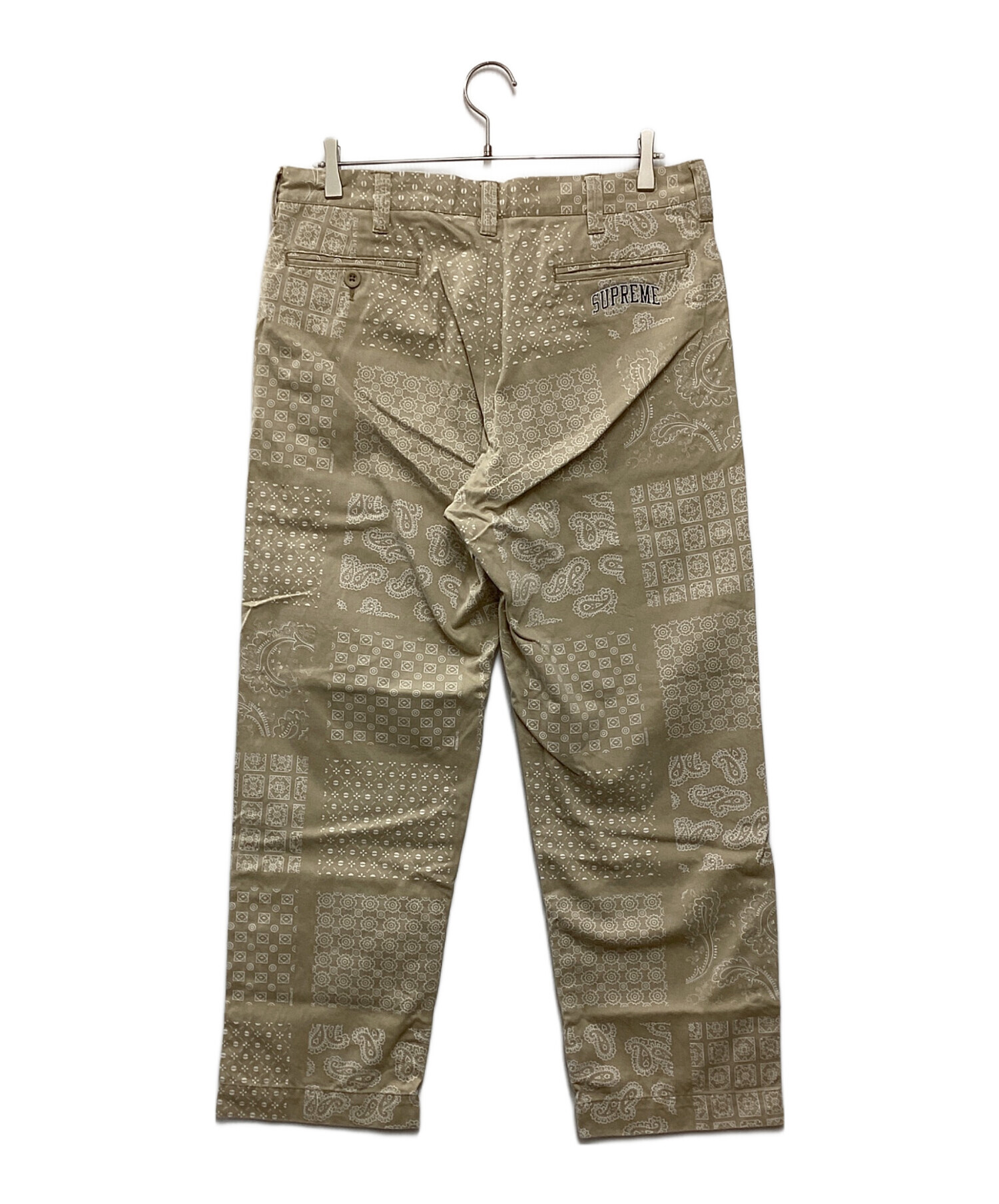 Supreme Paisley Grid Chino Pant Paisley Grid Chino Pant | Supreme 20ss