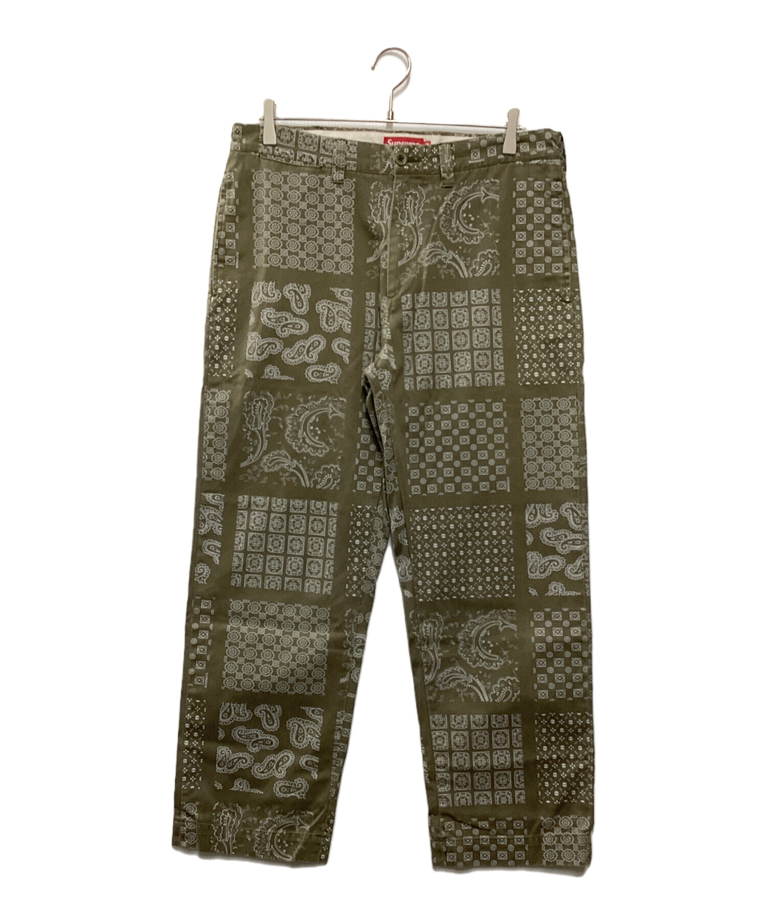 中古・古着通販】SUPREME (シュプリーム) Paisley Grid Chino Pant
