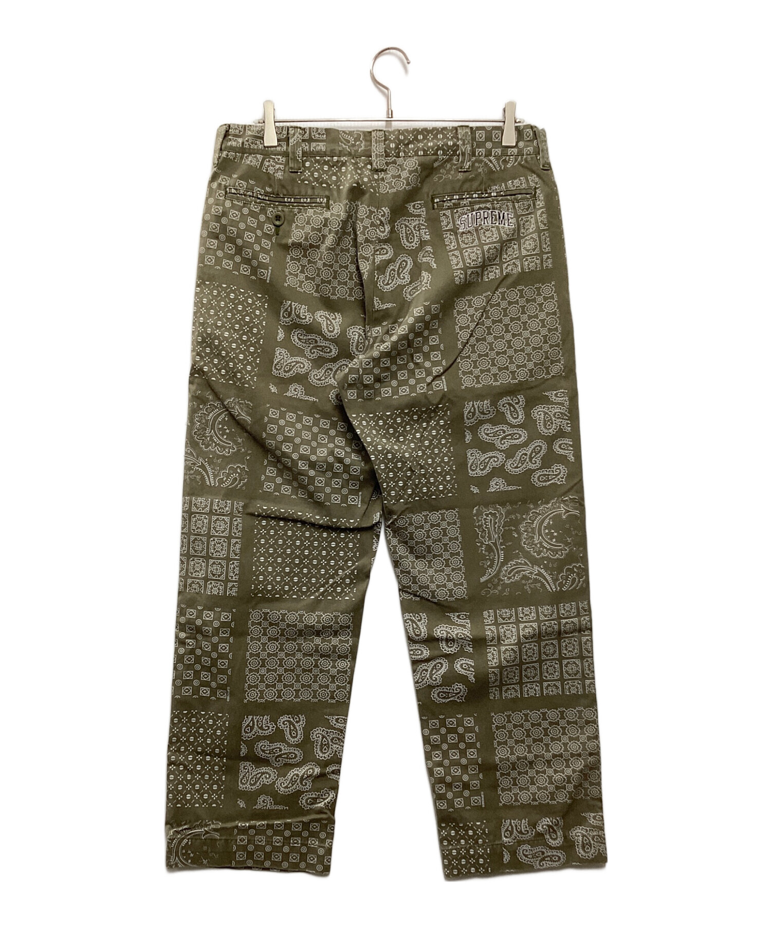 中古・古着通販】SUPREME (シュプリーム) Paisley Grid Chino Pant