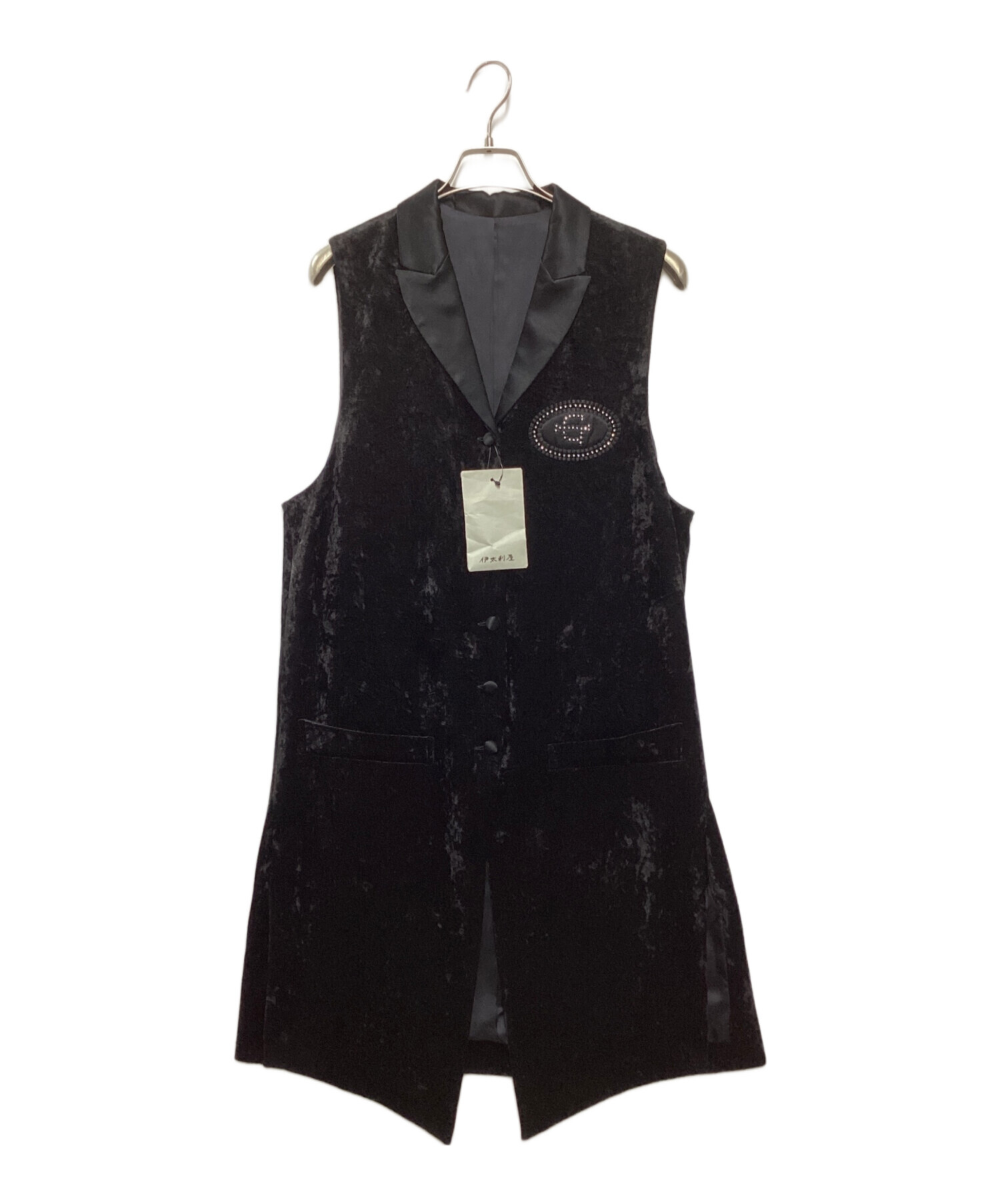 【伊太利屋】セットアップ 中古・古着通販】伊太利屋 (イタリヤ) ベロア調セットアップジレ