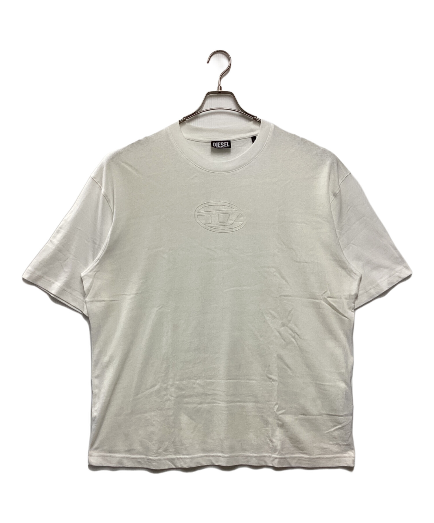 中古・古着通販】DIESEL (ディーゼル) 半袖Tシャツ ホワイト サイズ:L 