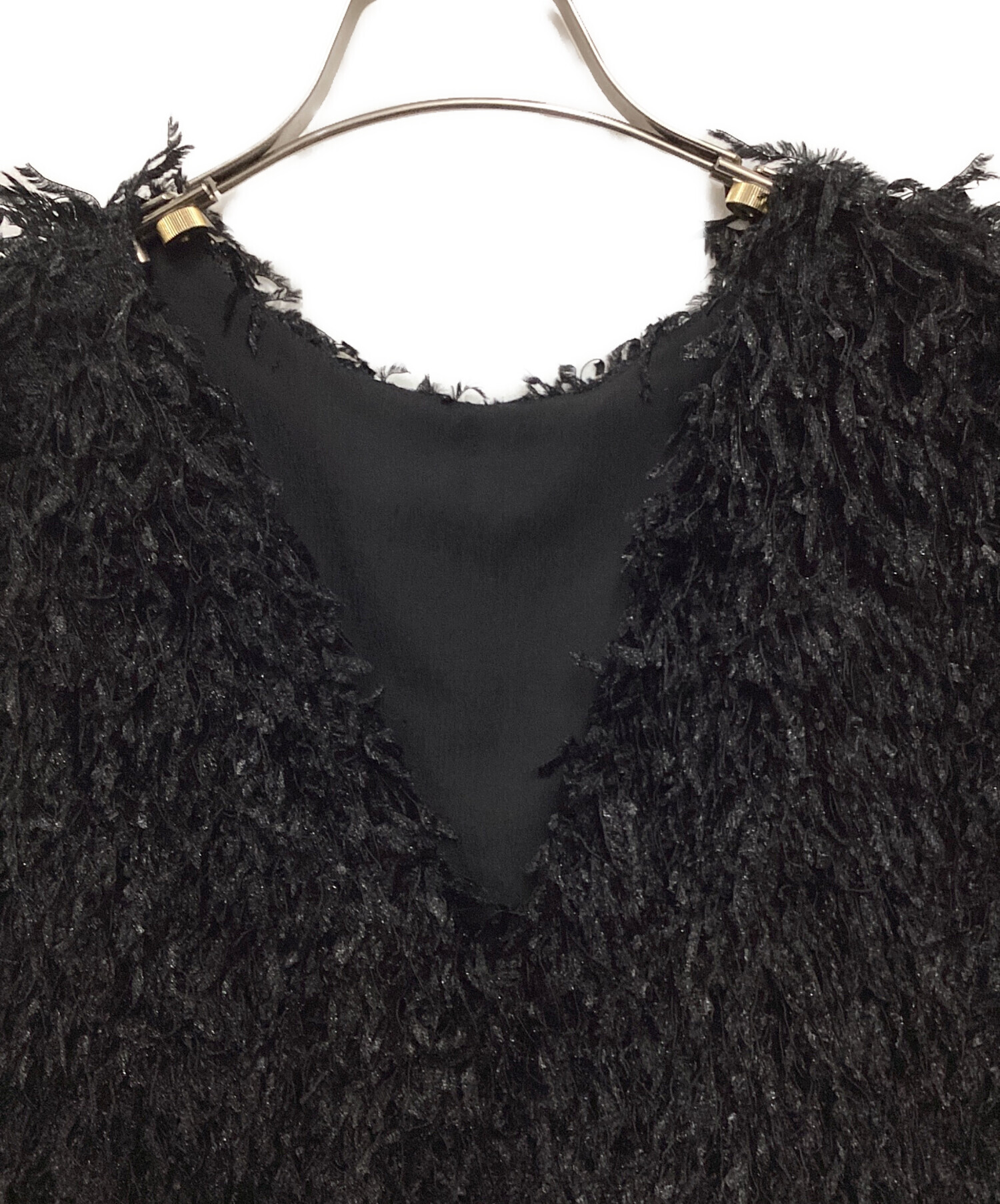 CADUNE ふわふわトップス 36 ブラック CADUNE ふわふわトップス 36 ブラック CADUNE（カデュネ）の「ふわふわ