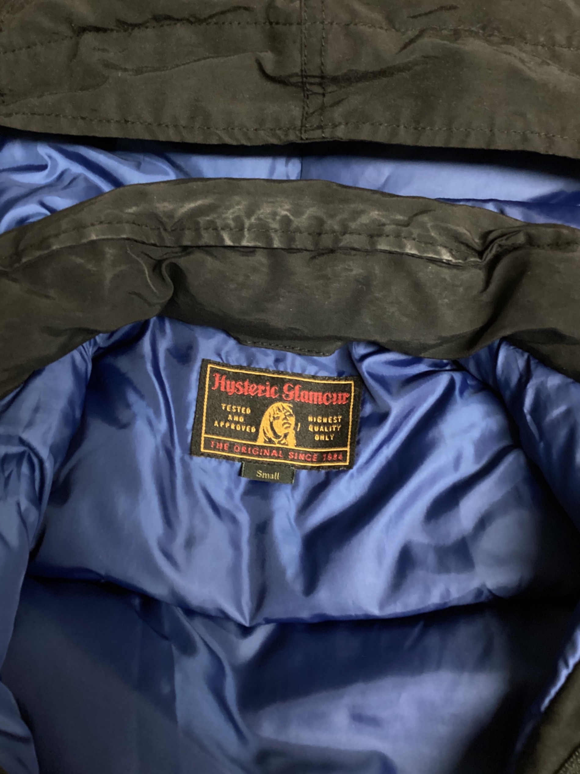 HYSTERIC GLAMOUR ダウンジャケット S ブラック 中古・古着通販】Hysteric Glamour (ヒステリックグラマー