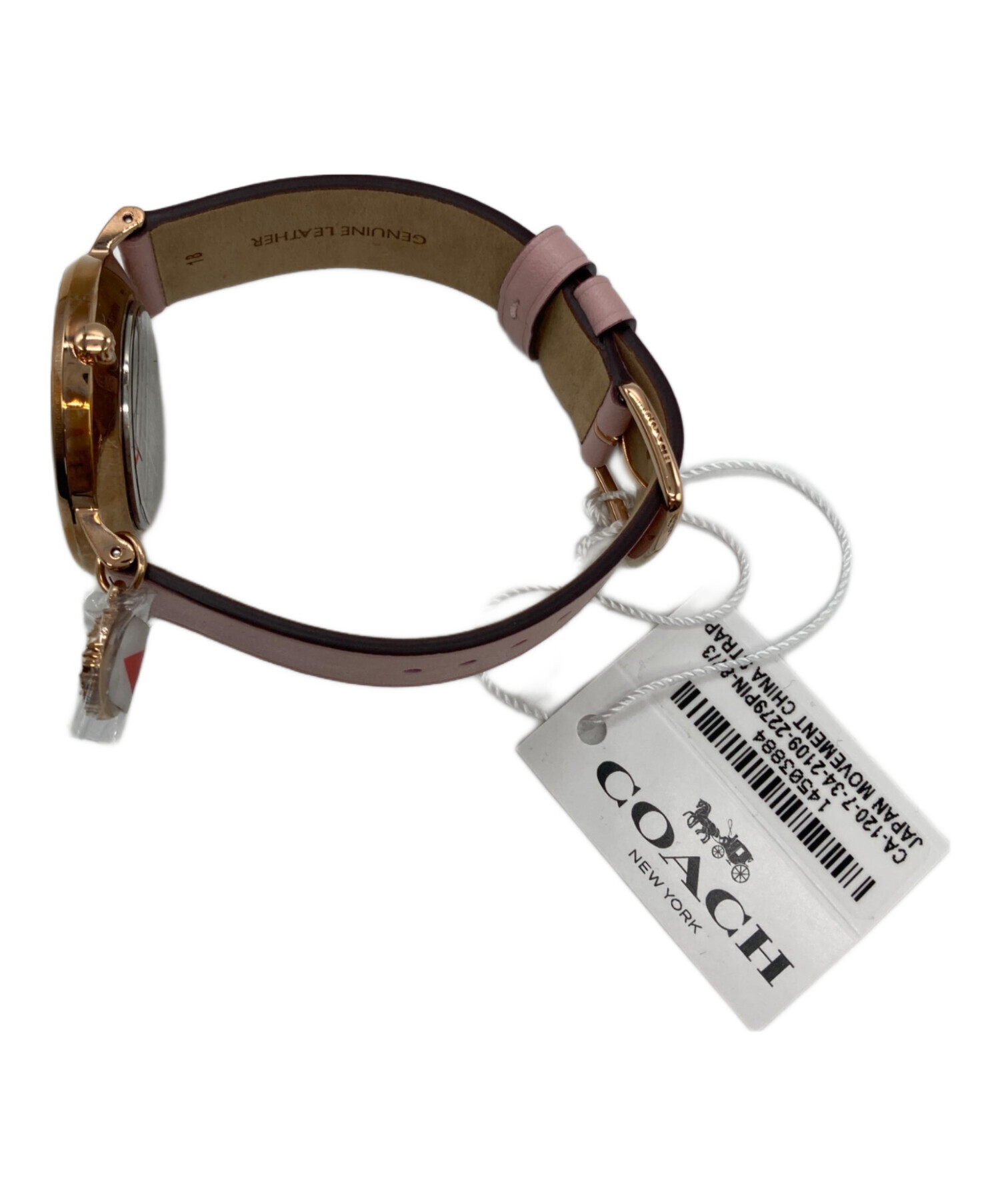 中古・古着通販】COACH (コーチ) PERRYリストウォッチ シルバー 未使用 