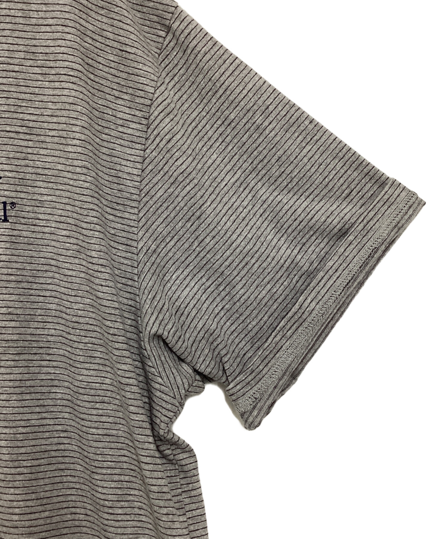 中古・古着通販】ENNOY (エンノイ) S／S Border T-Shirts グレー 