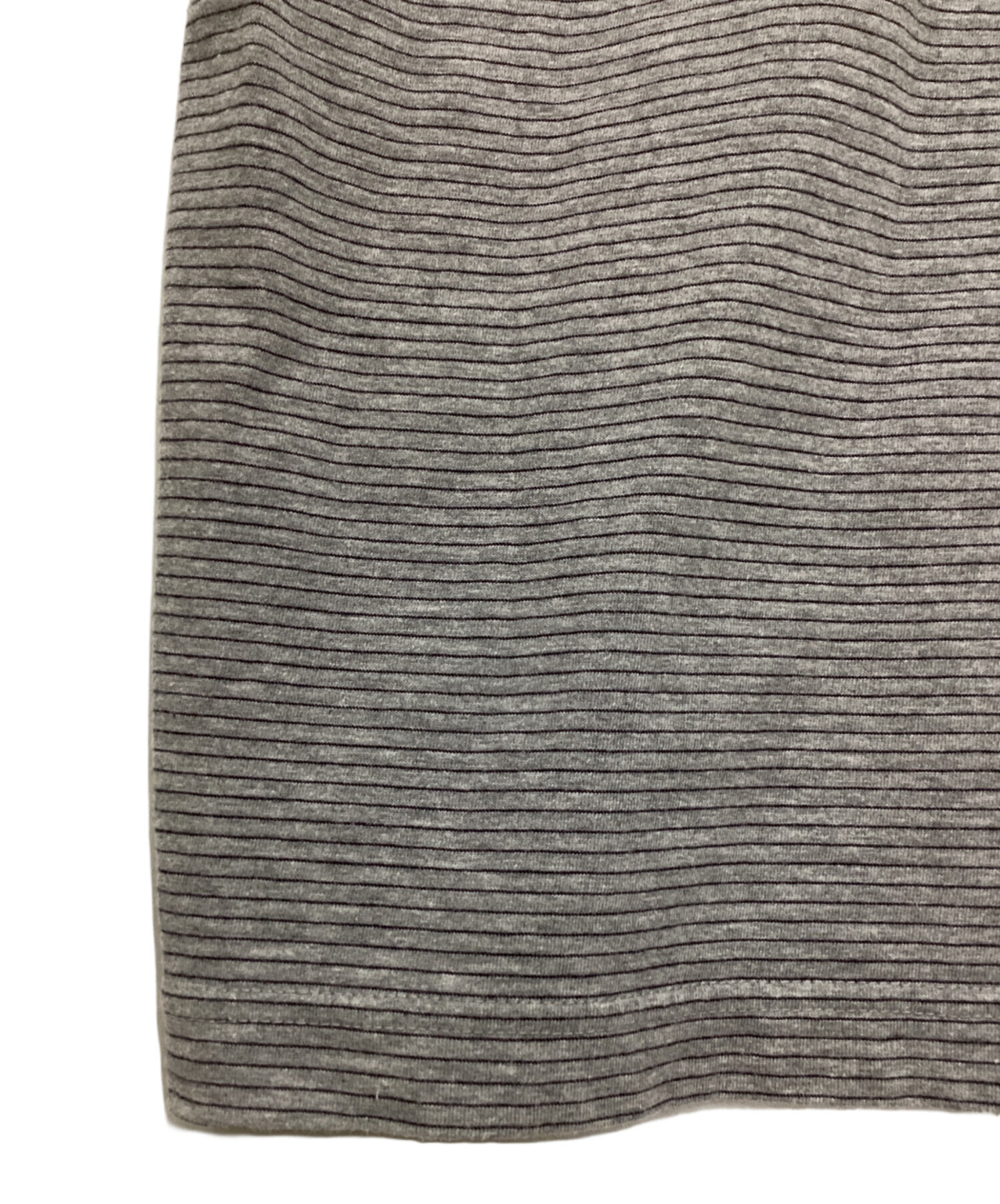 中古・古着通販】ENNOY (エンノイ) S／S Border T-Shirts グレー 
