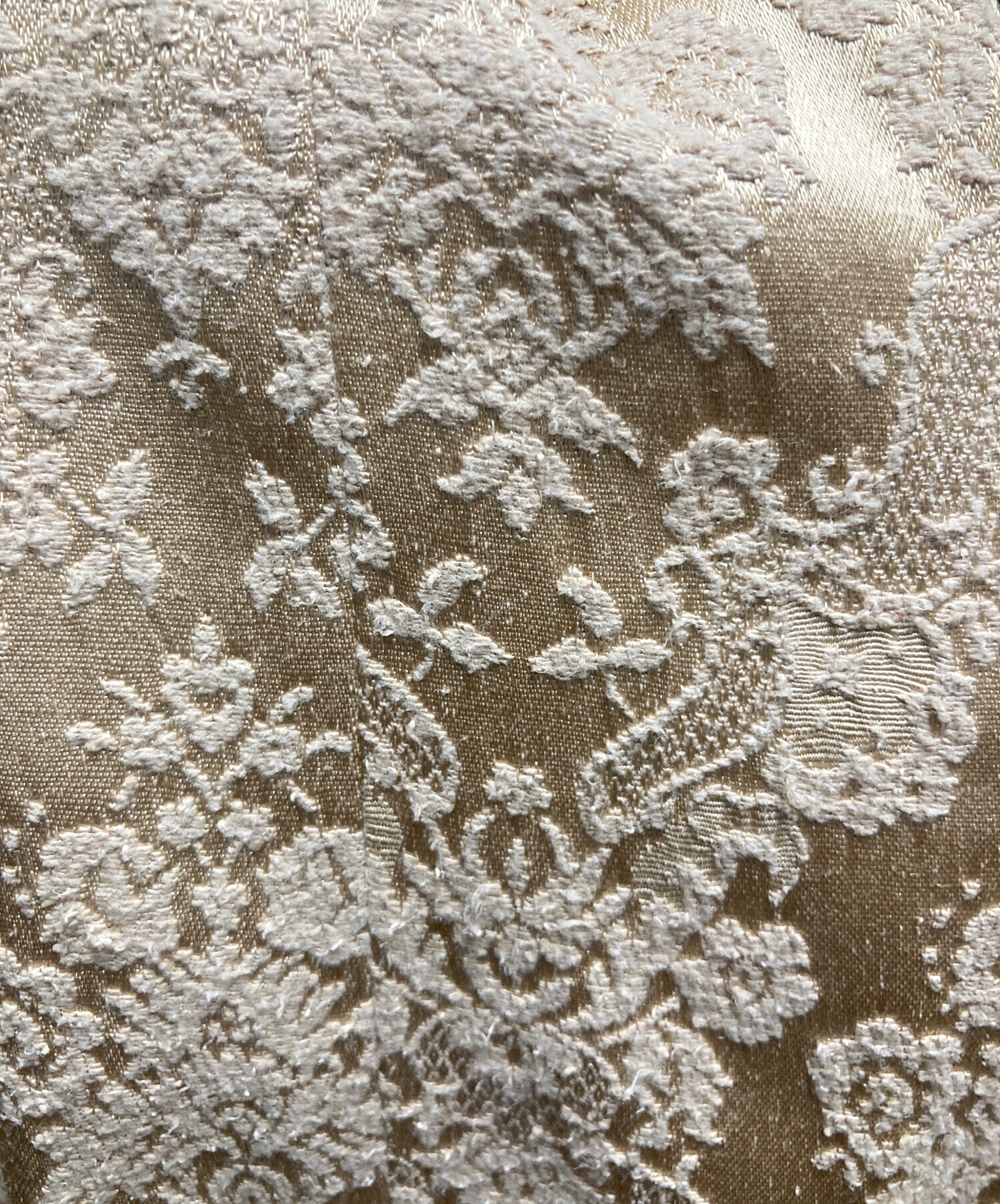 中古・古着通販】Arobe (アローブ) 総柄ワンピース ベージュ サイズ:2