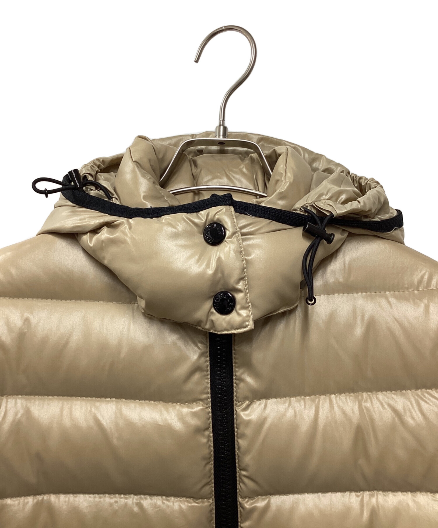 モンクレールMOKA サイズ1 中古・古着通販】MONCLER (モンクレール) MOKAダウンコート ベージュ