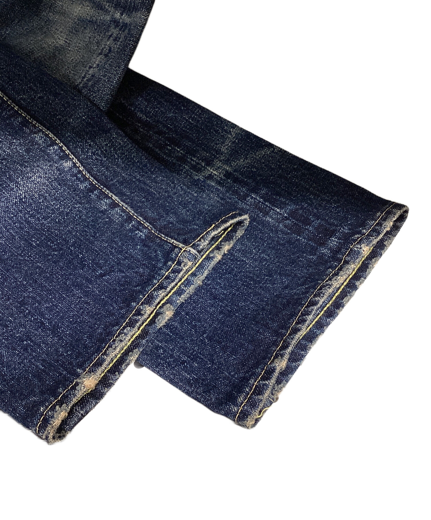 キャピタル ダメージデニム 中古・古着通販】KAPITAL (キャピタル) ダメージデニムパンツ