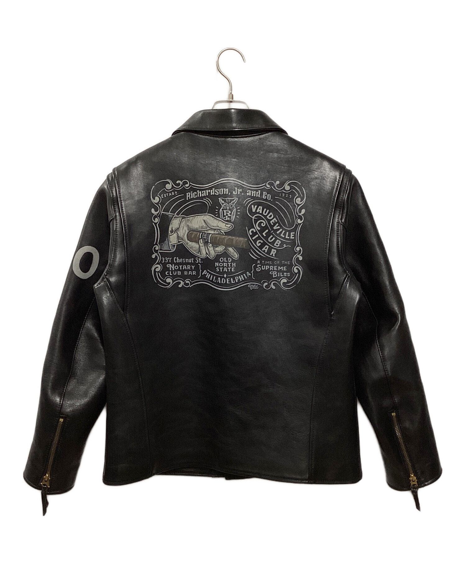 中古・古着通販】ORGUEIL (オルゲイユ) Motorcycle Jacket ブラック 