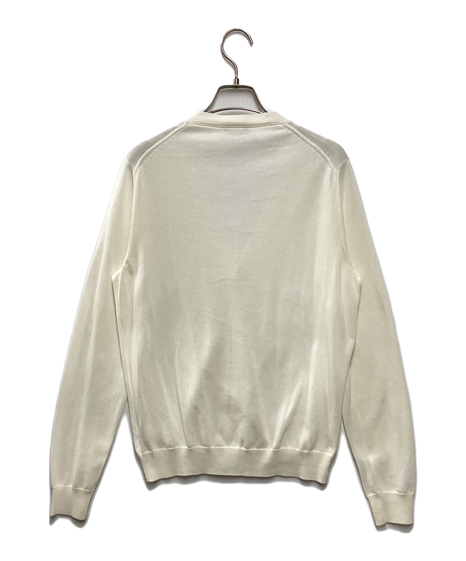 中古・古着通販】Zanone (ザノーネ) Vネックカーディガン アイボリー