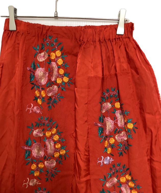 tricot COMME des GARCONS 刺繍　ロングスカート 中古・古着通販】tricot COMME des GARCONS (トリココムデギャルソン