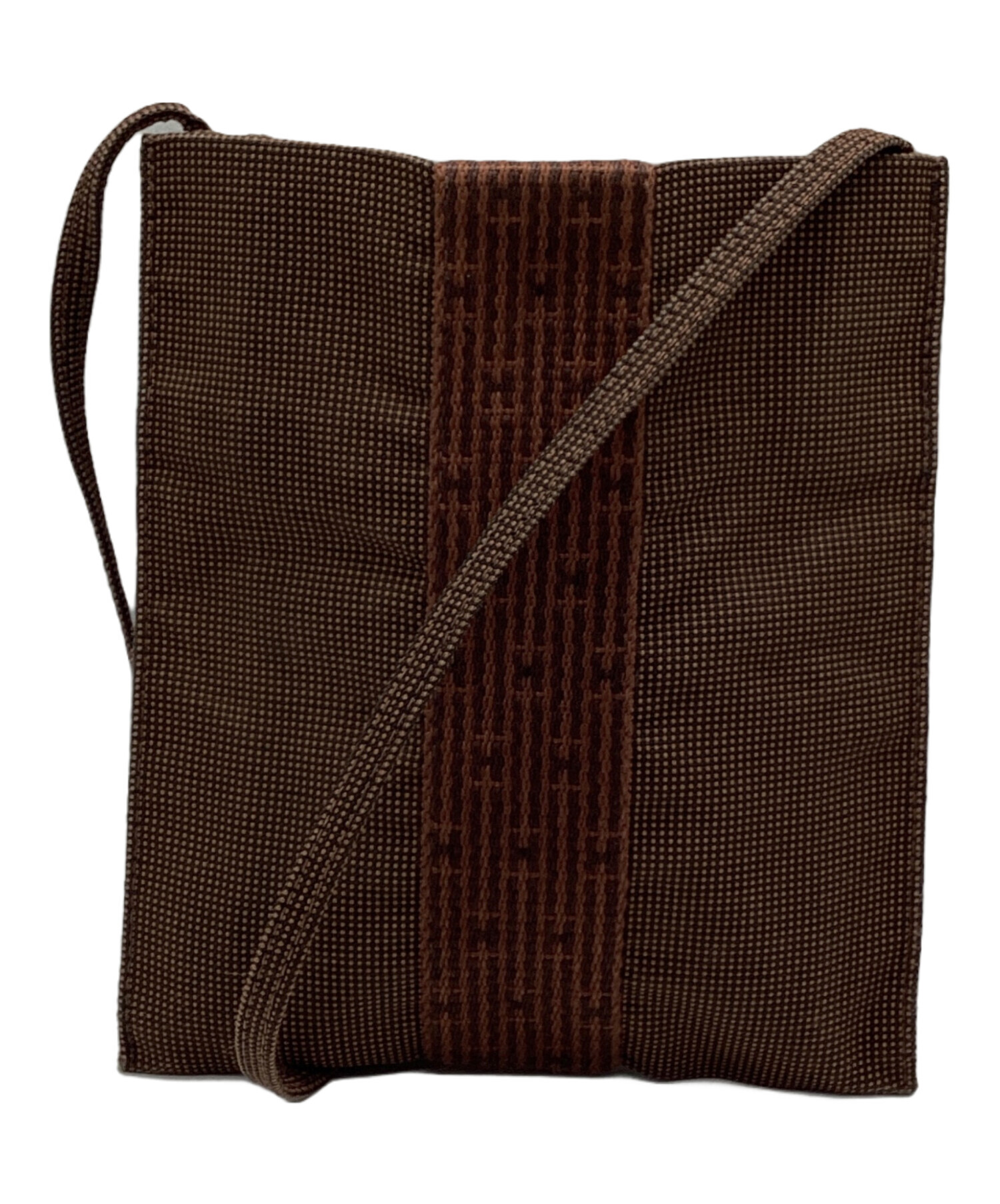 中古・古着通販】HERMES (エルメス) ショルダーポシェット ブラウン