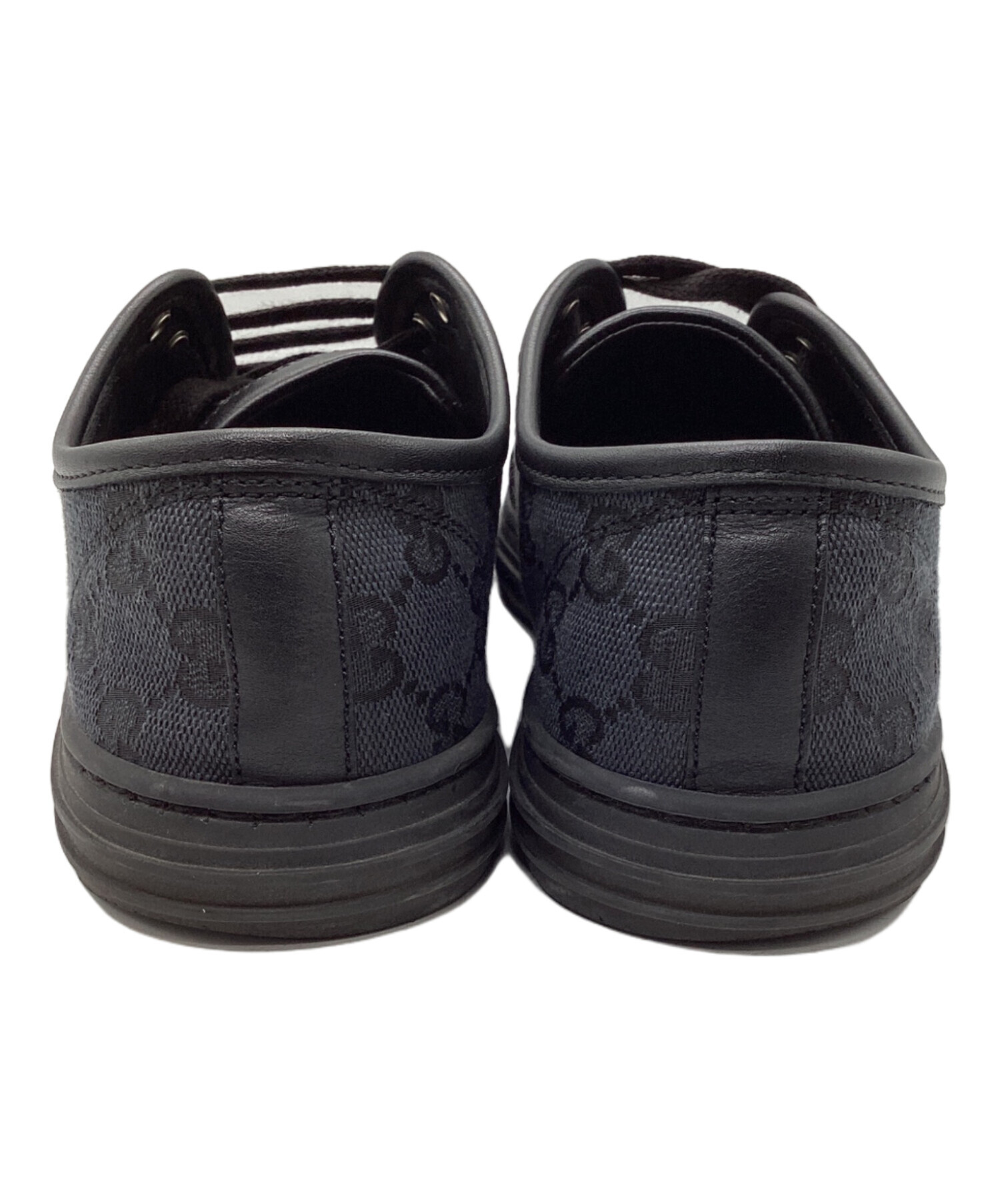 中古・古着通販】GUCCI (グッチ) GGキャンバススニーカー ブラック