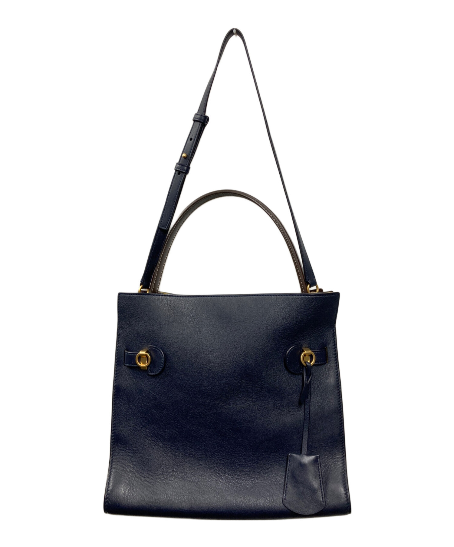 中古・古着通販】TORY BURCH (トリーバーチ) 2WAYバッグ ネイビー 