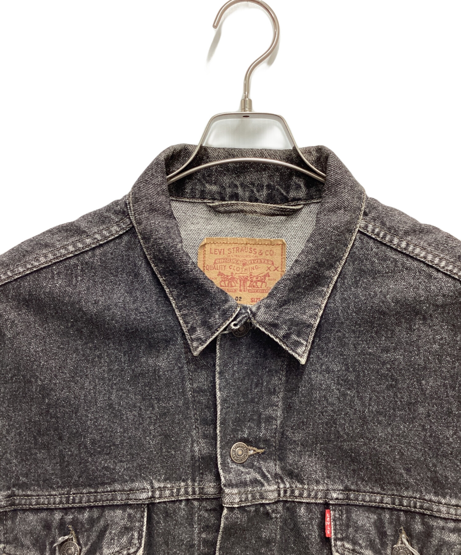 中古・古着通販】LEVI'S (リーバイス) 【古着】先染めブラックデニム