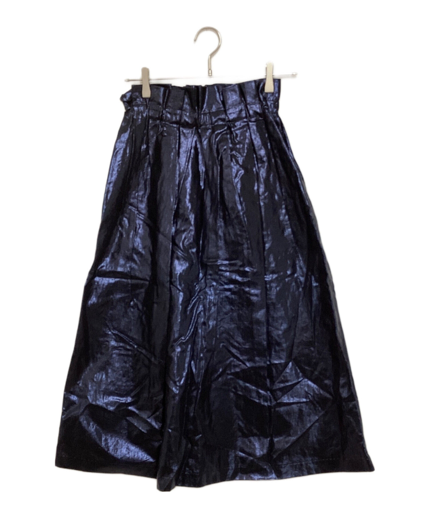 中古・古着通販】UN3D. (アンスリード) METALIC LINEN SK ネイビー