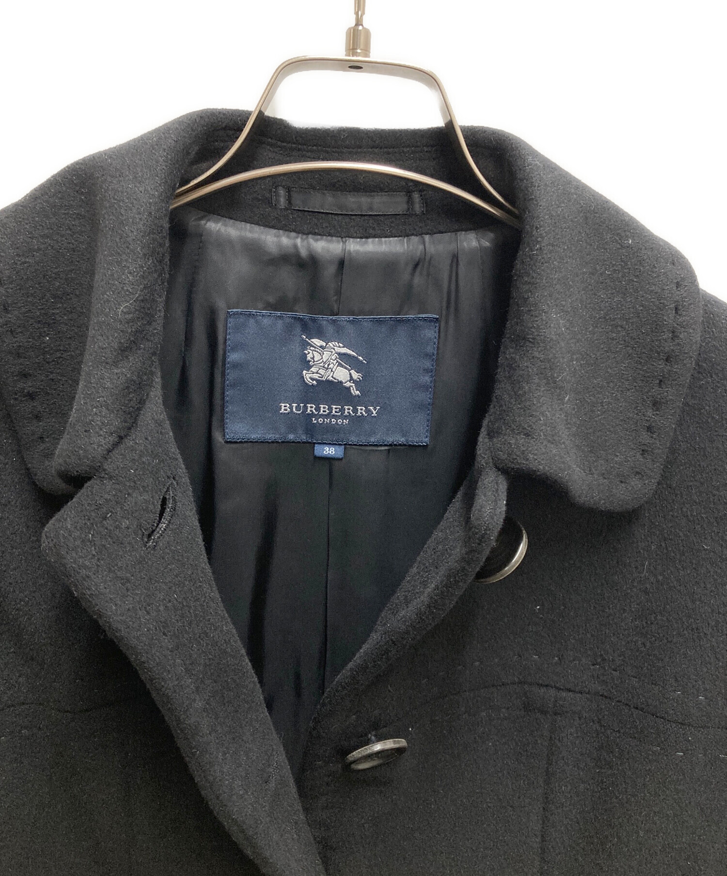 【美品】バーバリーロンドン　アンゴラ混　ショート　ベルテッドコート　黒　L相当 楽天市場】バーバリー アンゴラ コートの通販