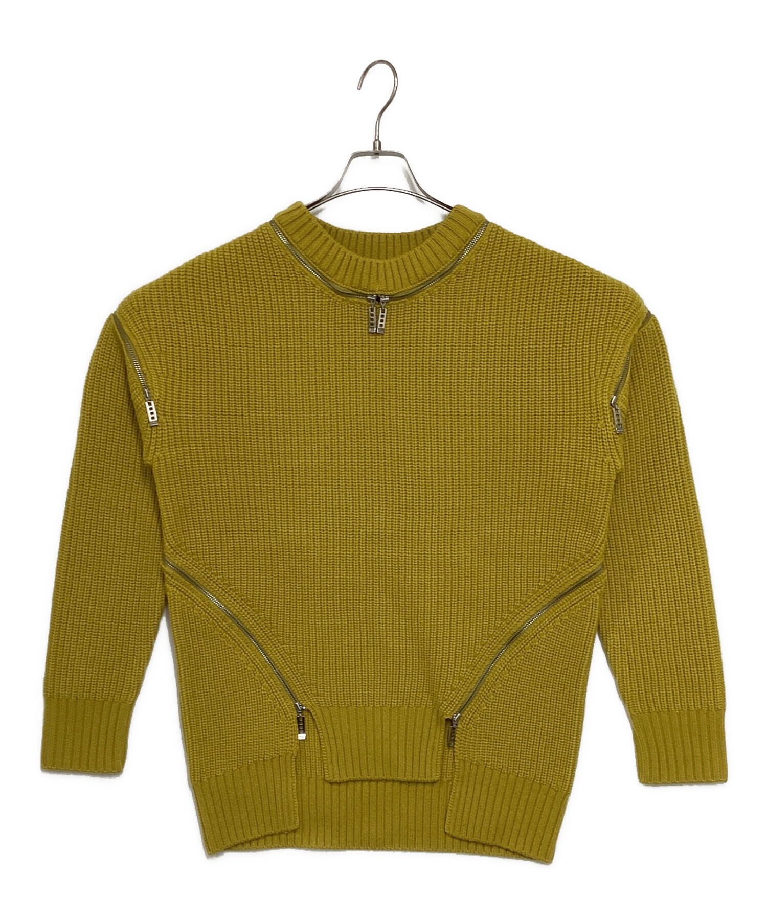 中古・古着通販】UN3D. (アンスリード) ジップデザインニット  