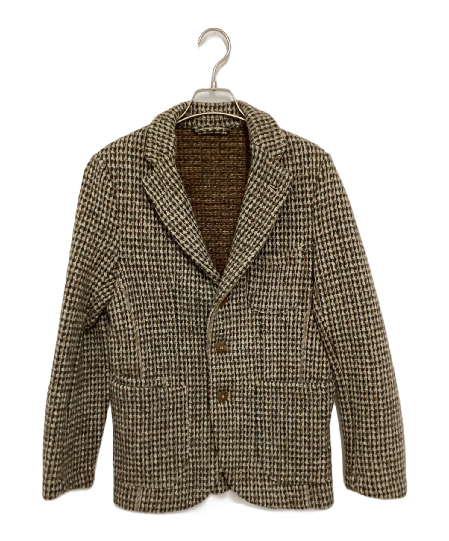 45R シェットランドニットツイードのジャケット 71010133.jpg