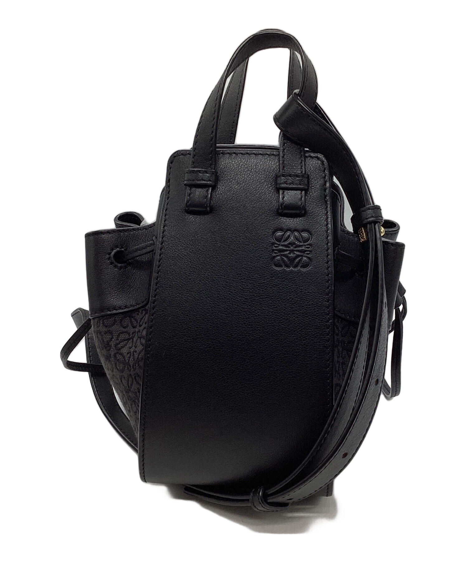 LOEWE 2wayバック 中古・古着通販】LOEWE (ロエベ) 2WAYバッグ ブラック｜ブランド・古着