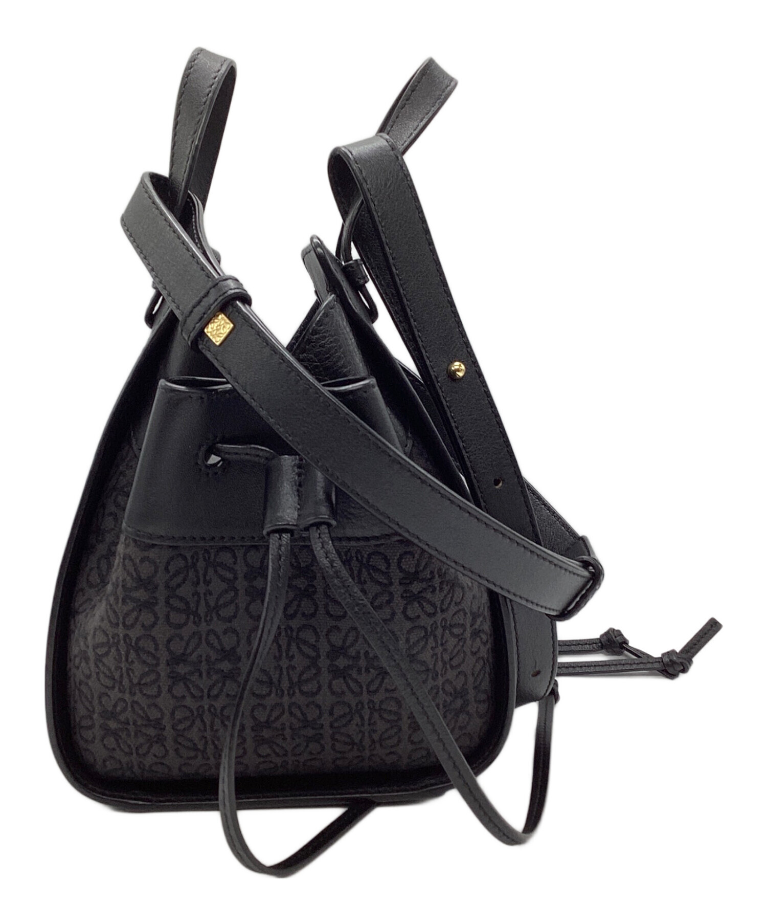 LOEWE 2wayバック 中古・古着通販】LOEWE (ロエベ) 2WAYバッグ ブラック｜ブランド・古着