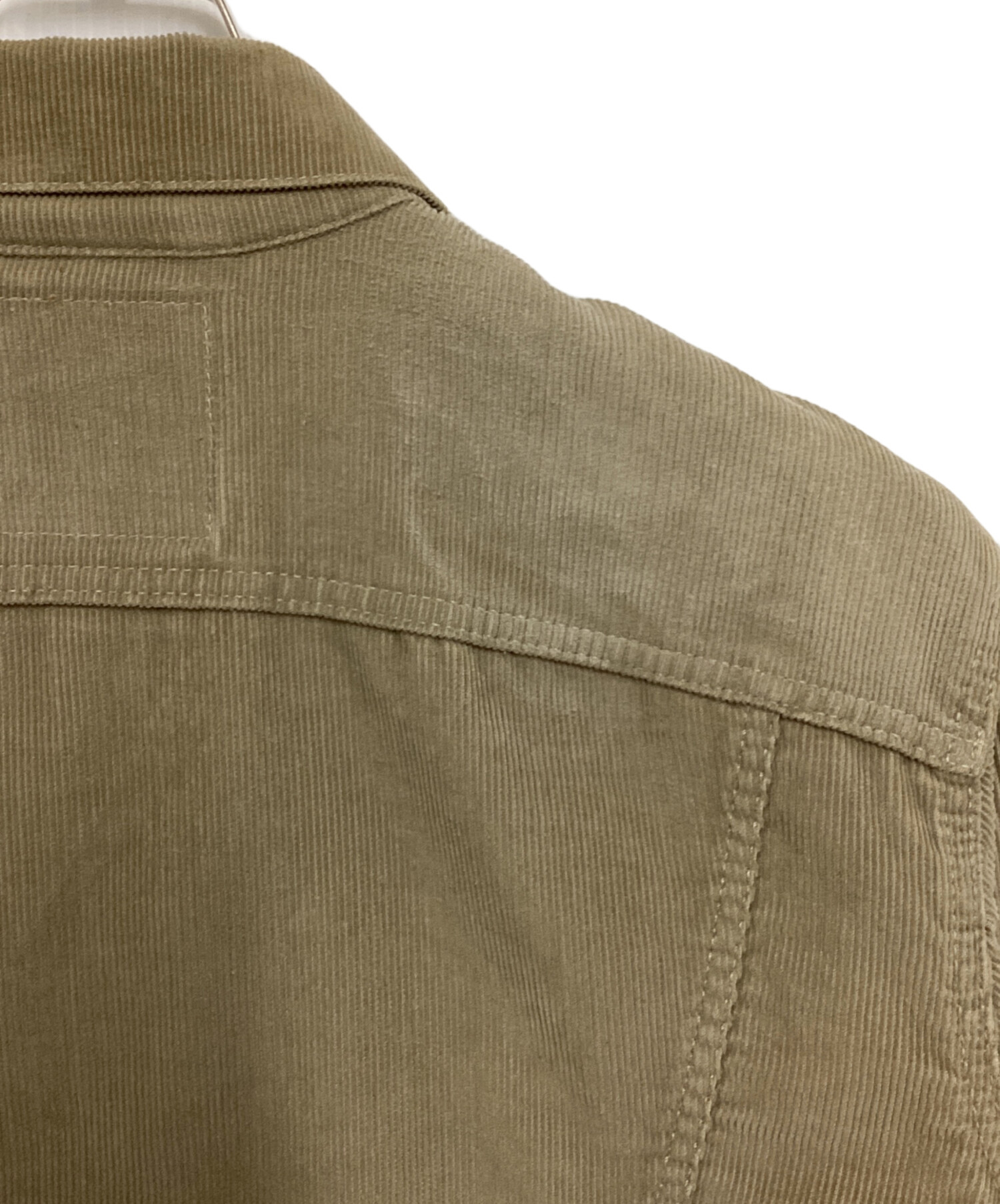 秋冬　Levi's リーバイス 古着メンズ　ジャケット　ベージュ　コーデュロイ Levi'sリーバイス コーデュロイボアジャケットベージュ古着70520 XL